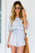 Load image into Gallery viewer, Ambrose Romper (Baby Blue)