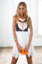 Load image into Gallery viewer, Cage Back Sequin Jewel Dress
