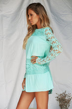 Load image into Gallery viewer, Crochet Daisy Dress (Mint)