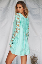 Load image into Gallery viewer, Crochet Daisy Dress (Mint)