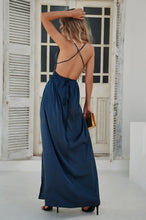 Load image into Gallery viewer, Girl On Fire Maxi Dress (Steel Blue)