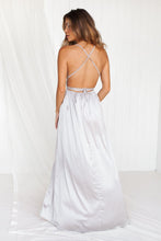 Load image into Gallery viewer, Girl On Fire Maxi Dress (Silver)
