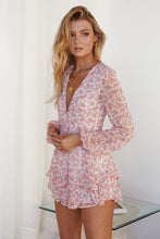 Load image into Gallery viewer, Indulge Me Playsuit (Pink Print)