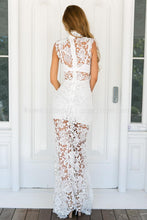 Load image into Gallery viewer, Lace Goddess Maxi Dress (White)