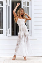 Load image into Gallery viewer, Love Lace Jumpsuit (White)