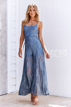 Load image into Gallery viewer, Love Lace Jumpsuit (Steel Blue)
