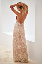 Load image into Gallery viewer, Luxe Glitter Maxi Dress (Gold)