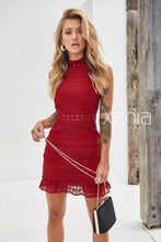 Load image into Gallery viewer, Rivers Dress (Wine)