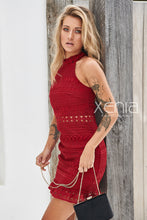 Load image into Gallery viewer, Rivers Dress (Wine)