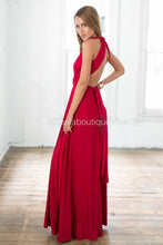 Load image into Gallery viewer, The Perfect Date Multiway Maxi Dress (Red)
