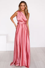 Load image into Gallery viewer, The Perfect Date Satin Maxi Dress (Rose)