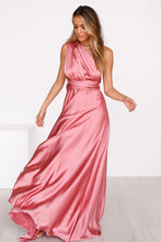 Load image into Gallery viewer, The Perfect Date Satin Maxi Dress (Rose)