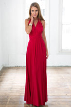 Load image into Gallery viewer, The Perfect Date Multiway Maxi Dress (Red)