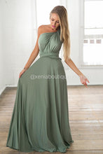 Load image into Gallery viewer, The Perfect Date Multiway Maxi Dress (Khaki)