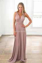 Load image into Gallery viewer, The Perfect Date Multiway Maxi Dress (Mocha)