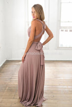 Load image into Gallery viewer, The Perfect Date Multiway Maxi Dress (Mocha)
