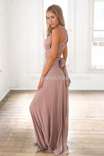 Load image into Gallery viewer, The Perfect Date Multiway Maxi Dress (Mocha)