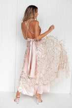 Load image into Gallery viewer, The Perfect Date Sequin Maxi (Nude/Gold)