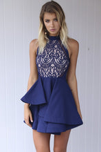Load image into Gallery viewer, Wilde Willow Lace 2.0 Dress (Navy)