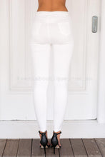 Load image into Gallery viewer, Hudson Skinny Ripped Jeans (White)