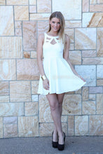 Load image into Gallery viewer, All Eyes On Me Dress (White)
