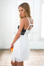 Load image into Gallery viewer, Cage Back Sequin Jewel Dress

