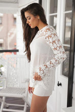 Load image into Gallery viewer, Crochet Daisy Top (White)
