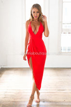 Load image into Gallery viewer, Eyes On You Maxi Dress (Red)
