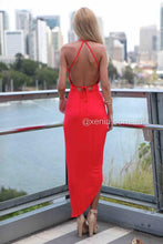 Load image into Gallery viewer, Eyes On You Maxi Dress (Red)
