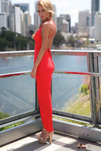 Load image into Gallery viewer, Eyes On You Maxi Dress (Red)
