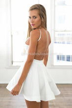 Load image into Gallery viewer, Fortune Backless Mini Dress (White)
