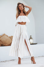 Load image into Gallery viewer, Giorgia Set (Beige/White Stripe)
