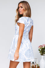 Load image into Gallery viewer, Gold Foil Dress (Blue)
