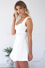 Load image into Gallery viewer, Heart Cut Out Dress (White)
