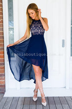 Load image into Gallery viewer, Higher Love Midi Dress (Navy)
