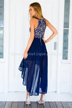 Load image into Gallery viewer, Higher Love Midi Dress (Navy)
