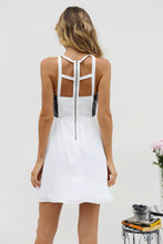 Load image into Gallery viewer, Cage Back Sequin Jewel Dress
