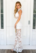 Load image into Gallery viewer, Lace Goddess Maxi Dress (White)
