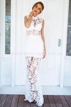 Load image into Gallery viewer, Lace Goddess Maxi Dress (White)

