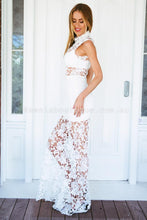 Load image into Gallery viewer, Lace Goddess Maxi Dress (White)
