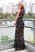 Load image into Gallery viewer, Lace Goddess Maxi Dress (Black)
