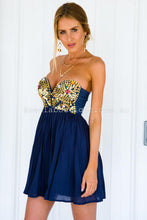Load image into Gallery viewer, Lobey Molly Dress (Navy)
