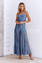 Load image into Gallery viewer, Love Lace Jumpsuit (Steel Blue)
