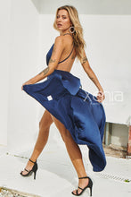 Load image into Gallery viewer, Girl On Fire Maxi Dress (Navy)
