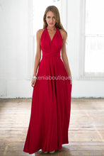 Load image into Gallery viewer, The Perfect Date Multiway Maxi Dress (Red)
