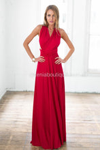 Load image into Gallery viewer, The Perfect Date Multiway Maxi Dress (Red)
