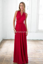 Load image into Gallery viewer, The Perfect Date Multiway Maxi Dress (Red)
