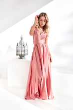 Load image into Gallery viewer, The Perfect Date Satin Maxi Dress (Rose)
