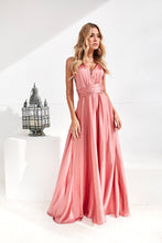 Load image into Gallery viewer, The Perfect Date Satin Maxi Dress (Rose)

