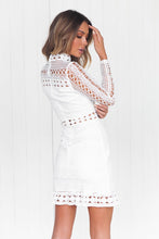 Load image into Gallery viewer, Riverdale Lace Dress (White)

